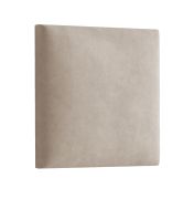 Bekledingspanelen, set van 10, kleur: lichtbruin, hoes: velours, afmetingen: 50 x 40 cm