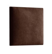 Bekledingspanelen, set van 10, kleur: donkerbruin, hoes: velours, afmetingen: 50 x 40 cm
