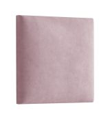 Bekledingspanelen, set van 10, kleur: roze, hoes: velours, afmetingen: 50 x 40 cm