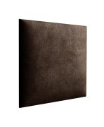 Bekledingspanelen, set van 10, kleur: donkerbruin, hoes: velours, afmetingen: 50 x 40 cm
