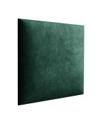 Bekledingspanelen, set van 10, kleur: donkergroen, hoes: velours, afmetingen: 50 x 40 cm