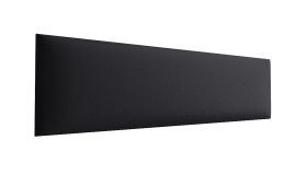 Bekledingspanelen, set van 10, kleur: zwart, bekleding: imitatieleer, afmetingen: 60 x 15 cm