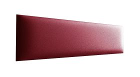 Bekledingspanelen, set van 10, kleur: rood, bekleding: kunstleer, afmetingen: 60 x 15 cm