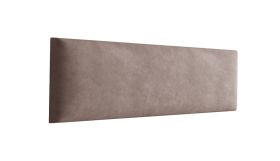 Bekledingspanelen, set van 10, kleur: bruin, hoes: velours, afmetingen: 60 x 15 cm