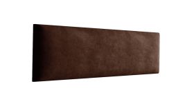 Bekledingspanelen, set van 10, kleur: donkerbruin, hoes: velours, afmetingen: 60 x 15 cm