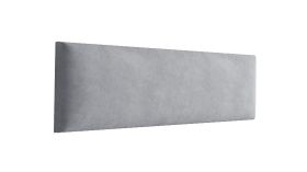 Bekledingspanelen, set van 10, kleur: grijs, hoes: velours, afmetingen: 60 x 15 cm