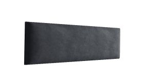 Bekledingspanelen, set van 10, kleur: zwart, hoes: velours, afmetingen: 60 x 15 cm