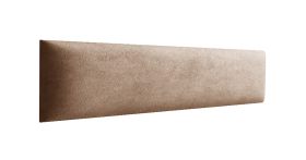 Bekledingspanelen, set van 10, kleur: bruin, hoes: velours, afmetingen: 60 x 15 cm