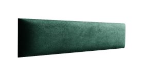Bekledingspanelen, set van 10, kleur: donkergroen, hoes: velours, afmetingen: 60 x 15 cm