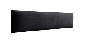 Bekledingspanelen, set van 10, kleur: zwart, hoes: velours, afmetingen: 60 x 15 cm
