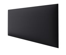 Gestoffeerde panelen, set van 10, kleur: zwart, bekleding: kunstleer, afmetingen: 60 x 30 cm