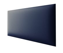 Gestoffeerde panelen, set van 10, kleur: antraciet, bekleding: kunstleer, afmetingen: 60 x 30 cm