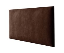 Bekledingspanelen, set van 10, kleur: donkerbruin, hoes: velours, afmetingen: 60 x 30 cm