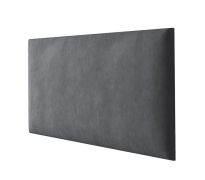 Bekledingspanelen, set van 10, kleur: antraciet, hoes: velours, afmetingen: 60 x 30 cm