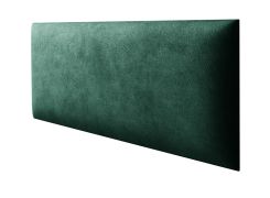 Bekledingspanelen, set van 10, kleur: donkergroen, hoes: velours, afmetingen: 60 x 30 cm