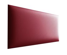 Gestoffeerde panelen, set van 10, kleur: rood, bekleding: kunstleer, afmetingen: 70 x 30 cm