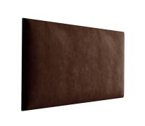 Bekledingspanelen, set van 10, kleur: donkerbruin, hoes: velours, afmetingen: 70 x 30 cm