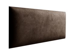 Bekledingspanelen, set van 10, kleur: donkerbruin, hoes: velours, afmetingen: 70 x 30 cm