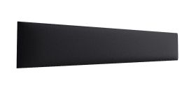 Bekledingspanelen, set van 10, kleur: zwart, bekleding: imitatieleer, afmetingen: 80 x 15 cm