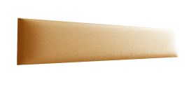Bekledingspanelen, set van 10, kleur: oranje, bekleding: kunstleer, afmetingen: 80 x 15 cm
