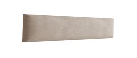 Bekledingspanelen, set van 10, kleur: lichtbruin, hoes: velours, afmetingen: 80 x 15 cm
