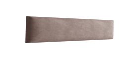 Bekledingspanelen, set van 10, kleur: bruin, hoes: velours, afmetingen: 80 x 15 cm