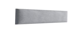 Bekledingspanelen, set van 10, kleur: grijs, hoes: velours, afmetingen: 80 x 15 cm