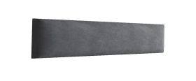 Bekledingspanelen, set van 10, kleur: antraciet, hoes: velours, afmetingen: 80 x 15 cm