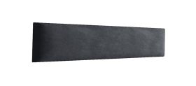 Bekledingspanelen, set van 10, kleur: zwart, hoes: velours, afmetingen: 80 x 15 cm