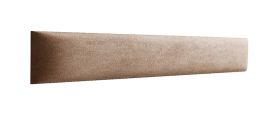 Bekledingspanelen, set van 10, kleur: bruin, hoes: velours, afmetingen: 80 x 15 cm