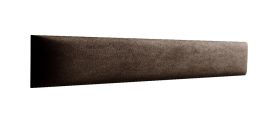 Bekledingspanelen, set van 10, kleur: donkerbruin, hoes: velours, afmetingen: 80 x 15 cm