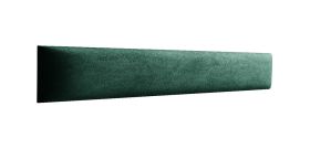 Bekledingspanelen, set van 10, kleur: donkergroen, hoes: velours, afmetingen: 80 x 15 cm