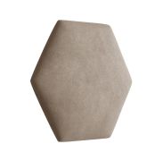 Bekledingspanelen, set van 10, kleur: lichtbruin, hoes: velours, afmetingen: 35 x 40,5 cm
