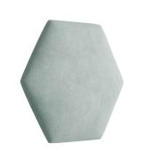 Bekledingspanelen, set van 10, kleur: lichtgroen, hoes: velours, afmetingen: 35 x 40,5 cm