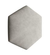 Bekledingspanelen, set van 10, kleur: grijs, hoes: velours, afmetingen: 35 x 40,5 cm