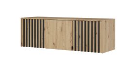 Opzet element voor kledingkast Leeds 13 & 14, kleur: Artisan eiken - Afmetingen: 50 x 155 x 51 cm (H x B x D)