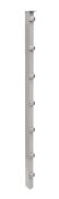 Hekwerkpaal mod. P, Uitvoering: verzinkt, Voor hekhoogte: 63 cm, Lengte: 110 cm, Bevestigingspunten: 4