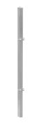 Hekwerkpaal mod. U, Uitvoering: verzinkt, Voor hekhoogte: 43 cm, Lengte: 45 cm, Bevstigingspunten: 2
