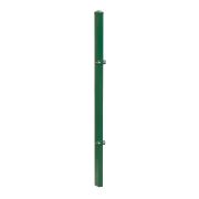 Hekwerkpaal mod. U, Uitvoering: groen gecoat, Voor hekhoogte: 43 cm, Lengte: 45 cm, Bevstigingspunten: 2