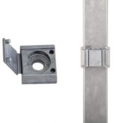 Kunstofkappen, kleur: wit aluminium