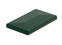 Alu-afdekkap met bol voor model P & A, kleur: groen