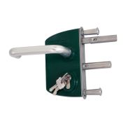 Tuinpoort slot met kink, Kleur: groen
