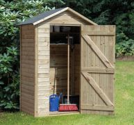 Tuinkast Salvador, incl. bodem en dakbedekking - Afmetingen: 80 x 127 x 214 cm (L x B x H)