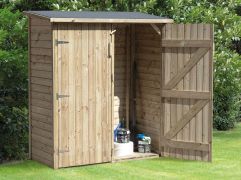 Schuurtje / tuinkast Maceio incl. vloer en dakbedekking - Afmeting: 73 x 152 x 182 cm (L x B x H)