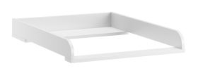 Aankleed unit voor de Malte 03-ladekast / commode | Kleur: wit | Maten: 58,6 x 77 x 9,6 cm | voor babykamers en kinderkamers | eenvoudig te verwijderen