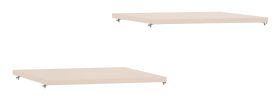 Plank voor kledingkast met vier deuren | Set van 2 | Kleur: beige | 44 x 51 cm