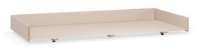 Lade voor eenpersoonsbed | Kleur: beige | Maten: 197 x 86 x 21 cm | perfecte opbergruimte voor beddengoed