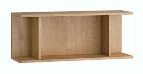 Wandplanken | kleur: eiken | 1 vak | 83 x 25 x 33 cm | smal | opbergruimte voor boeken of decoraties | eenvoudig | voor in de woonkamer