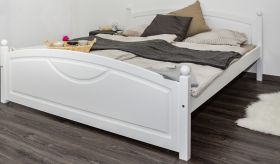 Jeugdbed massief wit grenen 81, incl. lattenbodem - 160 x 200 cm (B x L)