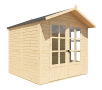 Tuinhuisje Gauting 01 incl. vloer, onbehandeld - 19 mm prefab tuinhuisje, grondoppervlakte: 4,20 m², zadel dak
